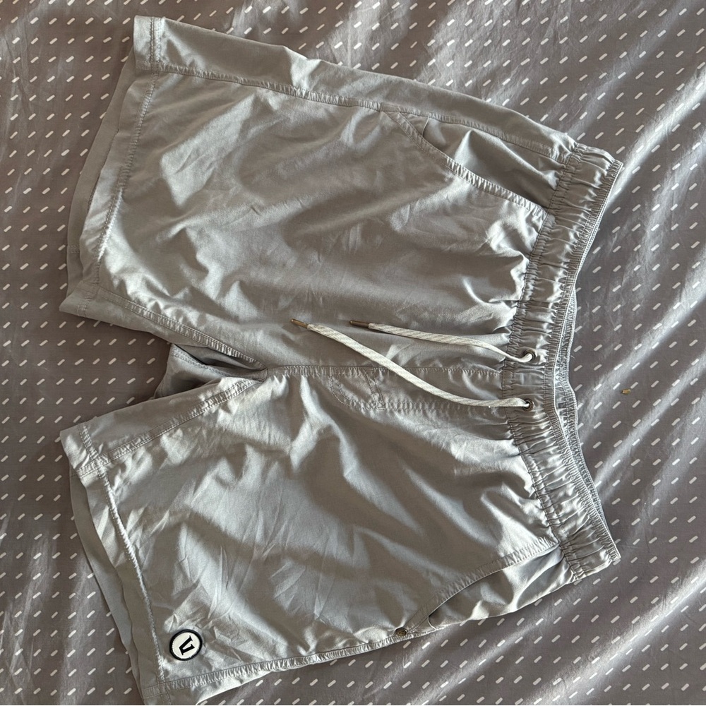 Vuori Gray Athletic Shorts